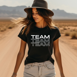 TEAM Shirt | Blockschrift | Für die Crew der Braut