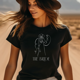 THE BRIDE T-Shirt | Zeichnung | Für die Braut