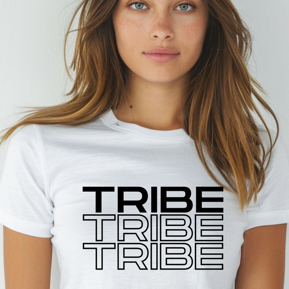 TRIBE Shirt | Blockschrift | Für das Team der Braut