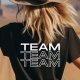 TEAM Shirt | Blockschrift | Für die Crew der Braut