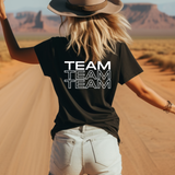 TEAM Shirt | Blockschrift | Für die Crew der Braut