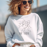 THE TRIBE Sweater | Zeichnung | Pulli Pullover | Für das Team der Braut
