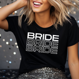 BRIDE Shirt | Blockschrift | Für die Braut