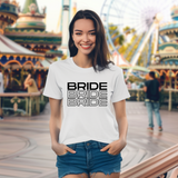 BRIDE Shirt | Blockschrift | Für die Braut