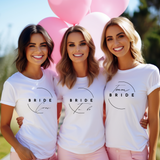 Team Bride T-Shirt | Design Modern | Für die Crew d. Braut
