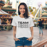TEAM Shirt | Blockschrift | Für die Crew der Braut