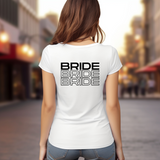 BRIDE Shirt | Blockschrift | Für die Braut