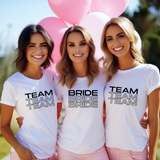 TEAM Shirt | Blockschrift | Für die Crew der Braut